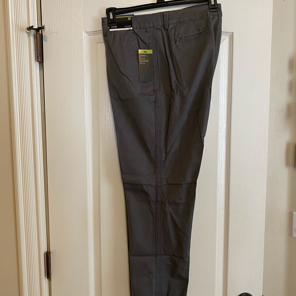 NWT a.n.a chino slacks-slate gray-size 20